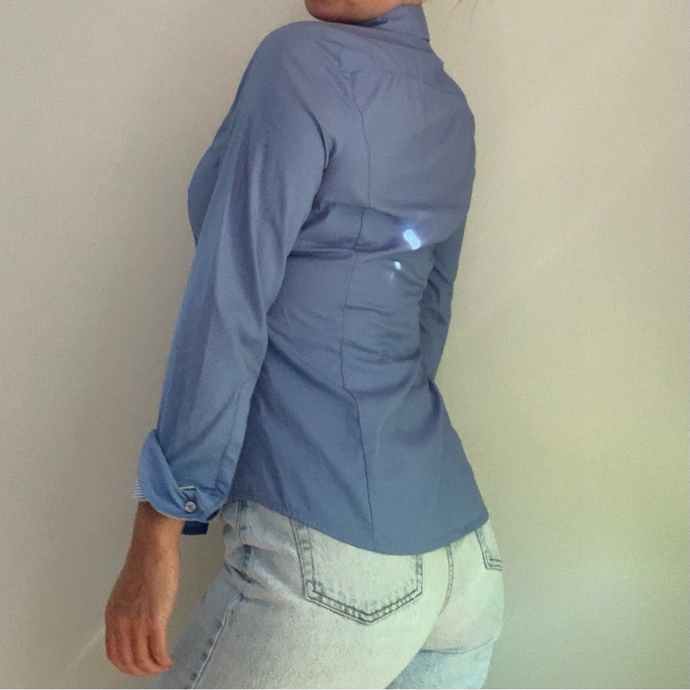 Y2k Vintage Express Stretch Button Down Shirt - image 7